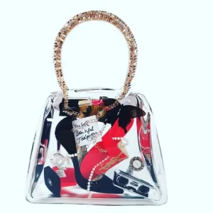 Classic Artbag Sculpture Resin Chanel Butterfly Artwork Woman's Makeup